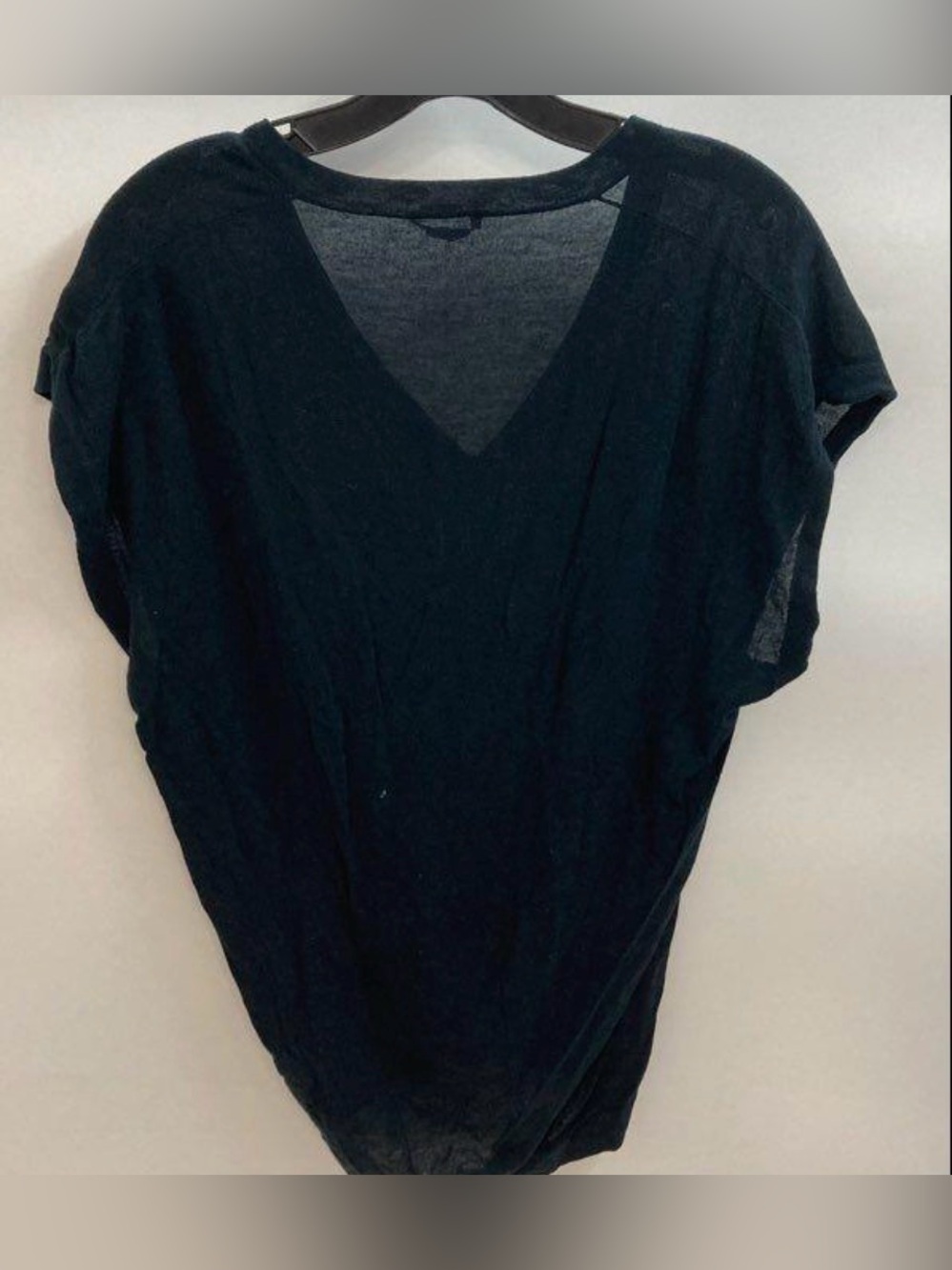 Theory 100% cotton Black V-Neck Women's Top S/P